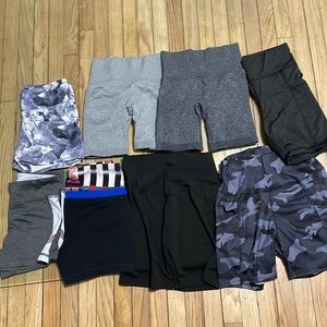 Yoga shorts/ Biker shorts Bundle! Price for all